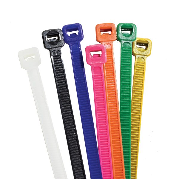 KT Cable Ties Mixed Colour Nylon 300x4.8mm