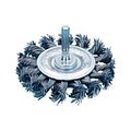 SHANK ROUND BRUSH (BRAIDED STEEL WIRE)