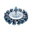 SHANK ROUND BRUSH (BRAIDED STEEL WIRE)